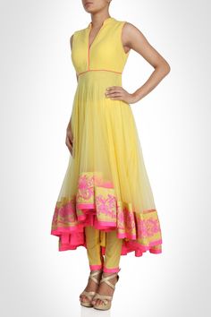 lemon color anarkali suit online Yellow Designer Wear Maxi Churidar, Yellow Designer Wear Maxi Length Churidar, Fitted Yellow Kurta With Sheer Dupatta, Designer Yellow Maxi Length Churidar, Yellow Chanderi Dupatta Maxi Length, Fitted Yellow Churidar With Sheer Dupatta, Yellow Chanderi Maxi Length Anarkali Set, Semi-stitched Yellow Anarkali Set, Yellow Anarkali Set For Navratri