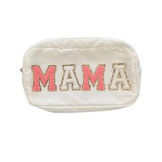 The Mama pouch is large enough to hold all of Mama’s essentials that she may need including pumping machines or supplies! Large nylon pouch with gold hardware. Lined interior with zipper compartment . Size: 8” x 11” x 5” Downtown Raleigh, Women's Boutique, Drive In, Ladies Boutique, Travel Bags, Gold Hardware, North Carolina, Pouch, Zipper