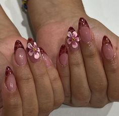 Almond Shape Pink Nails, Nails Almond Shape Pink, Holiday Nails Summer Acrylic, Blue Nails Short, Holiday Nails Summer, Nails Inspo Aesthetic, Fall Nails Designs, Cute Fall Nails, Wow Nails