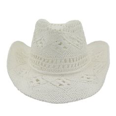 Fashion Lady Foldable Casual Cap Wide Sun Hat For Women And Men Features: 1 2 3 4 5 Product Description: Size: one size.  Color: White.  Gender: unisex.  Age Group: adult. Casual Straw Hat, Straw Cowgirl Hat, Mens Cowboy Hats, Straw Cowboy Hat, Chapeau Cowboy, Baseball Caps Fashion, Western Cowboy Hats, Summer Sun Hat, Sun Protection Hat