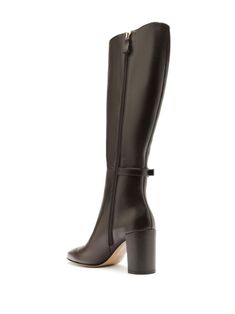 Find ALEXANDRE BIRMAN 70mm Candance Knee-high Boots on Editorialist. chocolate brown calf leather smooth grain decorative buckle detail almond toe side zip fastening branded leather insole knee-length 70mm block heel leather sole Office Heeled Boots With Calf Leather And Leather Lining, Office Heeled Boots With Leather Lining, Brown Leather High Shaft Heeled Boots, Leather High Shaft Boots For Office, Elegant High Shaft Brown Boots, High Shaft Leather Boots For Office, Elegant Brown High Shaft Boots, Luxury Leather Heeled Boots With High Shaft, Leather Knee-high Boots With Buckle And High Heel