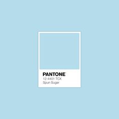 pantone's light blue color is shown with the text, 24 - inch square