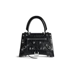 Balenciaga Leather, Black Balenciaga, Balenciaga Handbags, B Logo, Medium Handbags, City Bag, Iconic Bags, Medium Tote, Black Tote