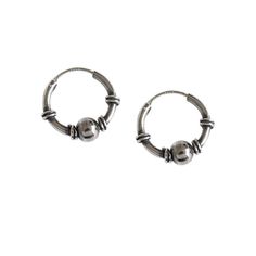 PRICES MAY VARY. Hypoallergenic metal for Senstitive Ears, Nickel Free, Authentic 925 Sterling Silver, Durable, High Quality Polished & Thick Plating Bali Ball Small Hoops Earrings. Top Piercing Click Top Studs Post, Inner diamater: 12.5mm, ball size: 5mm. Highest Quality Craftsmanship. Dainty Classic Hoop Style Make You Charming And Attractive! Fashion Elegant Huggie Circle Hooped Style for Women Girls, Well matched for dress, appointment, wedding and any other occation. Vintage Beaded Enedless Dainty Silver Earring Stack, Top Piercing, Small Hoops Earrings, Sliver Earrings, Face Piercings, Small Hoop Earrings, Silver Jewelry Earrings, Hoops Earrings, Pierced Jewelry