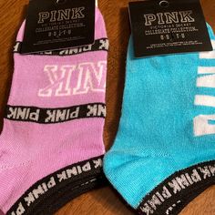 Pink Victoria’s Secret Women’s Socks Blue/Purple One Size Brand New Tags Pink Casual Sports Socks, Pink Sports Socks, Trendy Purple Cotton Socks, Pink Casual Socks For Winter, Pink Casual Winter Socks, Casual Pink Winter Socks, Comfortable Pink Cotton Socks, Casual Purple Sports Socks, Sporty Pink Cotton Socks