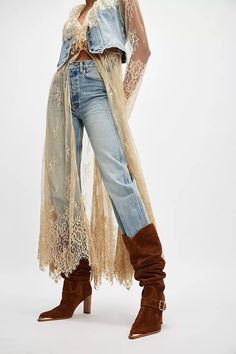 Girls' Night Slouch Boots | Free People Slouch Boots Outfit, Slouchy Suede Boots, Dressy Boots, Pointed Boots, Slouch Boots, Slouched Boots, Boho Look, Our Girl, Clothing Rack