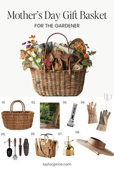 mother's day gift basket for the gardener