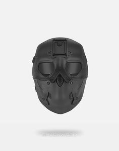 Face mask design: Techwear, warcore Material: PVC, nylon Size: One size Dimension: 23.5*18.5cm Features: Night vision adapter base, breathable cloth, sponge cushions, lenses to protect eyes Black head gear included Weight: 460g Free shipping Black warcore mask with headgear The Warcore Mask is a protective gear inspired by military personnel and extreme sport enthusiasts alike. Designed with the latest in advanced technology, the Warcore Mask offers superior protection against any potential thre Futuristic Black Masks And Prosthetics For Streetwear, Wear-resistant Black Protective Gear For Outdoor, Cyberpunk Helmet Mask For Protection, Futuristic Black Helmet Mask, Futuristic Black Helmet Mask And Prosthetics, Warcore Mask, Black Helmet Shaped Mask For Protection, Black Helmet-shaped Masks And Prosthetics For Protection, Functional Black Protective Gear For Sports