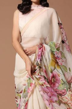 Buy Ivory Lining Chiffon Printed Saree With Unstitched Blouse Piece For Women by Rohit Bal Online at Aza Fashions. Elegant Pre-draped Georgette Saree With Floral Print, Semi-stitched Floral Print Georgette Blouse, Elegant Silk Pre-draped Saree With Floral Print, Elegant Floral Print Pre-draped Saree For Diwali, Elegant Floral Pre-draped Saree For Diwali, Semi-stitched White Saree With Floral Print, Georgette Pre-draped Saree With Floral Print, Elegant Georgette Blouse Piece With Digital Print, Elegant Georgette Pre-draped Saree With Floral Print