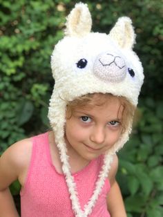 Llama beanie - my design work. I worked a lot to create her and what in the end turned out I liked So I hope that you will love them too ❤️This wildly whimsical Llama hat is a great gift for baby It is absolutely soft, cute and comfy. Easy to care: wash in cold water lay flat to dry. Do not hang. You will receive this item in a gift box, which will also contain a handmade greeting card 🎁 If desired, enter the exact text you want to display on the card. 100% handmade with love ❤️❤️❤️ If you have Llama Hat, Crochet Llama, Llamas With Hats, Alpaca Hat, Teen Hats, Baby Llama, Llama Gifts, Fluffy Yarn, Gift Crochet