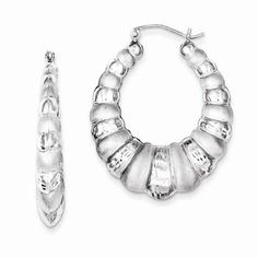 Metal: Sterling SilverLength:37 mmWidth:29 mmRhodium-platedFree U.S. Shipping for orders over $99 Protected by our 30-Day Risk Free Returns! Kids Earrings, Earring Jewelry, Girls Earrings, Fine Earrings, Silver Diamonds, Designer Earrings, White Gold Diamonds, Earrings For Women, Beautiful Earrings