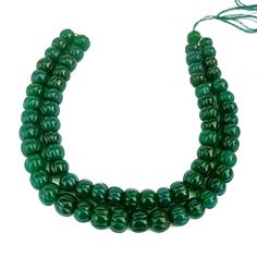 "=>Gemstone:- Green Onyx. =>shape:- Melon =>size:- 7mm to 8mm. =>Quantity:- 1 strand. =>Strand Length:- 8 inch. =>Weight:- 80 Carat. ----------------------------------------------------------------------------------------------------- ###\"WE ARE MANUFACTURERS AND WHOLESALER''### => We assure you that you will like our products. our all items are made by our skilled workers in our factory. We make unique designs and fancy gemstones for our clients at reasonable prices. =>We take the pictures und Luxury Green Onyx Round Beads Jewelry, Green Onyx, Studio Lighting, Semi Precious Gemstones, Melon, Gemstone Beads, Semi Precious, Onyx, Unique Designs