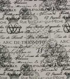 an old fashioned wallpaper with black and white writing on the bottom half of it