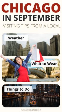 chicago in september visiting tips from a local info sheet for what to wear things to do