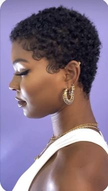 4c Haircuts Natural Hair, Nymcfly Short Hair, Nymcfly Haircut, Ny Mcfly, Tapered Cut Natural Hair, Natural Pixie Cut, Cut Hair Short, Twa Haircuts, Big Chop Natural Hair