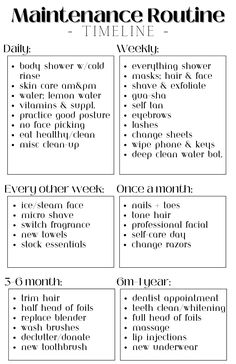 With the little trend going around I figured a lot of people could use a list of basics needs. High maintenance routine to be low maintenance. For all the it girlies in their clean girl aesthetic. Daglig Motivation, Trend Clothes, Self Care Activities, Face Skin Care, Self Care Routine