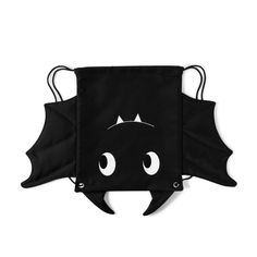 Gymboree Glow Bat Candy Bag Size: 11 Inches (H) X 10 Inches (W) Trick-Or-Treating Just Got More Fun With A Bat Bag That Holds All Of Their Candy! 100% Polyester Drawstring Closure Features Embroidered Bat Face 3d Ears And Wings Measures Approx. 11 Inches (H) X 10 Inches (W) Trick Or Treat Collection Cute Black Bags For Halloween, Black School Bag For Halloween, Black School Bags For Gift, Black Back-to-school Bag Gift, Fun Black Bags For Back To School, Black Bags For Back To School Gift, Playful Black Bag For Back To School, Casual Black Halloween Bag, Casual Black Bag For Halloween