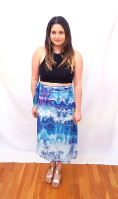 "Rayon Pareo Sarong in Geode -Size Small/Medium -100% Woven Rayon -Soft, lightweight, and cool to touch -Drapes beautifully over the body -Can be used as a beach coverup, a dress, or a tied skirt! Model is a size 30 waist, 5 ft 4 inches, Bust 34D About Us: Yuiitsu Dye Shop is an apparel and lifestyle accessory brand focused on creating high-end hand dyed merchandise in unique patterns and colors. Yuiitsu is Japanese for \"only one\" as each of our products are unique and completely one of a kind Bohemian Long Sarong Skirt For The Beach, Multicolor Bohemian Wrap Skirt For Vacation, Bohemian Multicolor Wrap Skirt For Vacation, Bohemian Multicolor Wrap Skirt For Beach, Bohemian Wrap Skirt For The Beach, Bohemian Wrap Skirt For Summer, Casual Multicolor Wrap Skirt For Beach, Summer Beach Long Sarong, Bohemian Sleeveless Sarongs For Spring