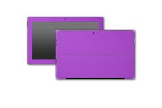 two purple ipad cases sitting side by side