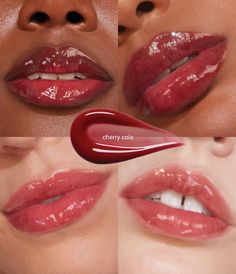 Tinted Gloss, R E M Beauty, Beauty Routine Tips, Lip Gloss Colors, Ethereal Makeup, Lips Shades, Cherry Cola, School Makeup, M Beauty