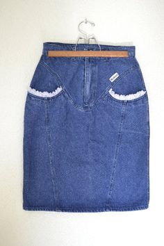 denim skirt vintage,denim pencil skirt,jean skirt,90s denim skirt 90s Denim Skirt, Vintage Denim Skirt, Vintage Fans, 90s Denim, Denim Pencil Skirt, Skirt Vintage, Etsy Favorites, Jeans Rock, Jean Skirt