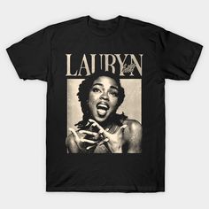 Lauryn Hill -- Choose from our vast selection of Crewneck and V-Neck T-Shirts to match with your favorite design to make the perfect graphic T-Shirt. Pick your favorite: Classic, Boxy, Tri-Blend, V-Neck, or Premium. Customize your color! For men and women. Miseducation Of Lauryn Hill Poster, Lauryn Hill Silhouette, Lauryn Hill Tshirt, Lauryn Hill Sister Act, Lauryn Hill Black And White Photo, Lauryn Hill, Design Inspo, V Neck T Shirt, Graphic Tshirt