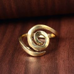 "Spiral Ring, Hypnotic Ring, Spiral Brass Ring, Swirl Ring, Gold Wired Ring, Handmade Dainty Ring, Boho Ring, Wired Band, Spiral Band Size:- All Size Available In Variation Metal:-Brass IMPORTANT NOTE....👇 1 product free gift on purchase of 3 products. You can choose the free gift as your wish. Take a screenshot of the free gift you like from my shop and send me a photo in personal message. MUST READ....👇 5 stars is my shop's priority. So contact me before leaving any negative review. I am her Double Spiral Ring, Brass Rings Handmade, Spiral Rings Gold, Copper Rings Handmade, Gaia Statue, Wired Ring, Gold Wire Ring, Spiral Jewelry