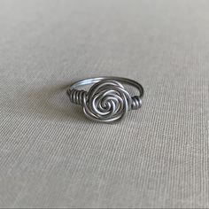 New & Custom Made For You! New Wire Wrapped Silver Rose Ring. An Adorable Dainty Design Handmade With Love By Me, Perfect For Every Day Wear! Treat Yourself Or Gift It To Match With Your Bestie, As Bridesmaid Squad Gifts, Etc! Made With Shiny Tarnish Resistant Wire That Will Not Change Color To Order, Please Indicate: > Ring Size Squad Gifts, Bridesmaid Squad, Silver Rose Ring, Handmade Wire Wrapped, Rose Ring, Handmade Wire, Jewelry Diy, Silver Roses, Wire Wrapped