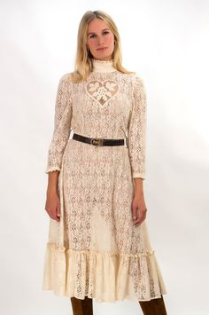 Sirsna Lace Dress Heart Embroidery, Lace Heart, Romantic Lace, Mid Dresses, Drop Waist, Designer Outfits Woman, Dresses Xs, Fabric Care, Pre Order