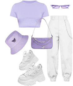 Purple Outfit Ideas, Purple Outfit, Purple Fits, Purple Outfits, Concert Outfits, Purple Shirt, Ideas Outfit