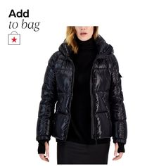 in stock Thumb Holes, Puffer Coat, Puffer, Pick Up, In Store, Buy Online, Cuff, Free Shipping