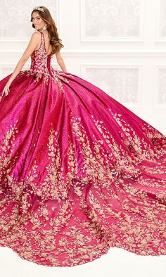 Metallic jacquard quinceanera dress with 3D flowers and embroidery. Short sheer cape included. Quinceanera Ball Gown With Floral Embroidery, Quinceanera Gown With Floral Embroidery And Fitted Bodice, Floral Embroidered Ball Gown For Quinceanera, Fitted Bodice Gown With Floral Embroidery For Quinceanera, Gown With Floral Embroidery And Fitted Bodice For Quinceanera, Quinceanera Ball Gown With Floral Embroidery And Fitted Bodice, Cream Quince Dress, Pastel Prom Dress, Dress With 3d Flowers