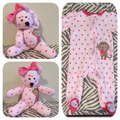 Diy Bebe, Baby Sleepers, Memory Bear, Baby Projects, Baby Diy, Creation Couture, Diy Baby