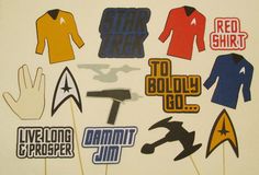 the star trek stickers are all different colors