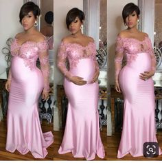 Pink Long Prom Dress, Vestidos Para Baby Shower, Prom Dress Pink, Maternity Dresses For Baby Shower, Prom Dresses Long Pink, Looks Pinterest, Baby Shower Outfit, Baby Shower Dresses