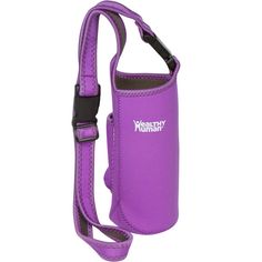 The Healthy Human Water Bottle Take Me with U Sling is a must-have water bottle holder designed with your busy lifestyle in mind. Available in a variety of vibrant colors including black, blue, pink, green, and purple, this sling allows you to go hands-free with your water bottle. With multiple sizes to choose from, you can find the perfect fit for your Healthy Human water bottle. The small sling measures 7.5 x 29 cm)and is compatible with 16oz and 21 oz bottles. The large sling, measuring 9 x 3 Bottle Sling, Drinkware Accessories, Healthy Shopping, Water Bottle Holder, Bottle Carrier, Busy Lifestyle, Water Bottle Holders, Camping Accessories, Bottle Holder