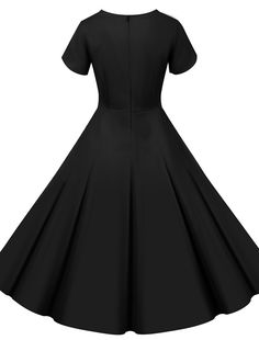 Costume A-Line Dress Tea Dress Rockabilly Audrey Hepburn Women's Adults' Cosplay Costume Halloween Party / Evening Homecoming Dress 1950s Prom, 1950s Prom Dress, Rockabilly Dress, Costume Halloween, Costume Dress, Homecoming Dress, Dress Party, Tea Dress, Audrey Hepburn