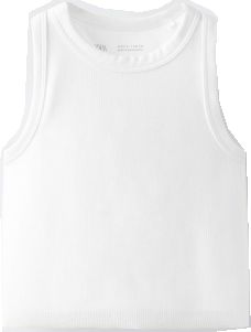 Zara Cotton Sleeveless Tops, Sleeveless Cotton Tops By Zara, Zara Sleeveless Cotton Tops, Casual Cotton Zara Vest, Casual Zara Cotton Vest, Zara Casual Cotton Vest, Casual Cotton Vest By Zara, Zara Tank Top Vest, Stretch Zara Tank Top