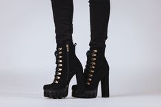 Booties are true to size. Hot Boots, Black Booties, You Bag, Over Knee Boot, Me Too Shoes, Black Color, Atlanta, Boots, Black