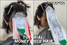 The Money Piece Face-Framing Hair Tutorial - Cosmetology School & Beauty School in Texas - Ogle School Money Piece Hair At Home