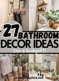 bathroom decor ideas on a budget