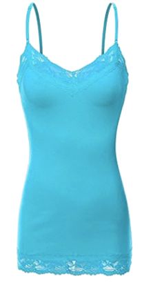 Women's Plus Size Lace Low-cut Camisole Tank Top Adjustable Cami#Lace, #cut, #Women Everyday Tank Tops, Long Tank Tops, Tank Top Outfits, Womens Camisoles, Spaghetti Strap Tank Top, Lace Camisole, Tunic Tank Tops, Long Tunic