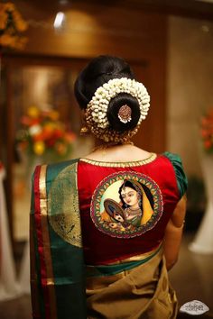 Painting Blouses, Blouse Painting, Saree Painting, Simple Saree Designs, Saree Blouse Neck Designs