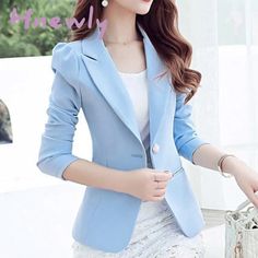 Brand Name: PeonflyOrigin: CN(Origin)Season: Spring/AutumnStyle: Office LadyDecoration: ButtonPattern Type: SolidClothing Length: RegularAge: Ages 18-35 Years OldCollar: NotchedClosure Type: Single ButtonItem Type: BlazersMaterial: CottonMaterial: PolyesterMaterial: WoolMaterial: AcetateSleeve Length(cm): FullSleeve Style: RegularThickness: STANDARDHooded: NoRelease Date: Autumn 2021Model Number: XCD002556Gender: WOMENFabric Type: Man-made fiberClothing Patterns: SLIMMaterial Composition: Synthetic FiberFabric content: 81% (inclusive) - 90% (inclusive)size: Asian size Fitted Light Blue Winter Blazer, Winter Fitted Light Blue Blazer, Fitted Light Blue Blazer For Fall, Fitted Light Blue Fall Blazer, Summer Light Blue Long Sleeve Blazer, Casual Fitted Light Blue Blazer, Blue Long Sleeve Summer Blazer, Blue Summer Blazer With Long Sleeves, Summer Blue Blazer