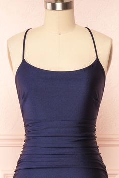 Сексуальна русалка Halter без рукавів темно -сині випускні сукні Fitted Sleeveless Backless Dress With Built-in Bra, Fitted Blue Dresses With Straps, Fitted Backless Mermaid Dress, Fitted Halter Neck Mermaid Dress For Evening, Stretch Backless Dress With Spaghetti Straps For Prom, Stretch Spaghetti Strap Backless Dress For Prom, Stretch Spaghetti Strap Backless Prom Dress, Spaghetti Strap Stretch Backless Prom Dress, Fitted Backless Tank Top For Evening