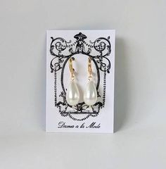 These are the most versatile earrings.  This style has been popular for hundreds of years, from Queen Elizabeth to the Duchess of Cambridge!  These are similar to my super-popular Regency pearl earrings, however these are made with large shell pearls.  Shell pearls are made from the same material as real pearls so they have all the quality and sheen of Pearls without the expense of Pearls of this size!  I was very excited to come across a string of large teardrop shaped shell pearls, and I knew Classic Clip-on Hoop Earrings As Gift, Classic Clip-on Drop Earrings, White Classic Drop Clip-on Earrings, Classic White Drop Clip-on Earrings, Classic Hoop Clip-on Earrings For Gift, Classic Teardrop Clip-on Pearl Earrings, Classic Pear-shaped Earrings With Lever Back, Teardrop Clip-on Hoop Earrings Gift, Clip-on Teardrop Hoop Earrings Gift