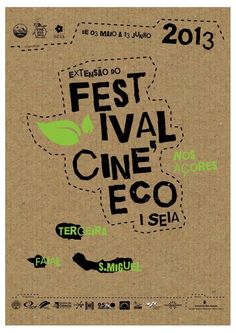 the festival poster for an eco - friendly event