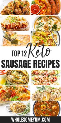 the top 12 keto sausage recipes