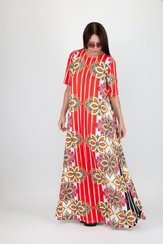 Long Loose Summer dress, Long print dress, Blue Plus Size Maxi Dress, A line Long Dress, Daywear Loose fit Dress, Red with Dark blue elements Long Dress Available Size: XS, S, M, L, XL, 2XL,3XL,4XL, 5XL, 6XL, 7XL, 8XL Made of : Lycra Viscose - suitable for summer season. Do not crease. The model wears size M - 5,6' / 170 cm CARE Machine Wash 30oC Hand Wash with warm water Medium hot iron Thank you for visiting my shop. www.EUGfashion.com e-mail: office@EUGfashion.com Patterned Printed A-line Dress, Vibrant Print A-line Beach Dress, Multicolor Digital Print Maxi Dress, Patterned A-line Printed Dress, A-line Beach Dress With Vibrant Print, Multicolor Digital Print Dress For The Beach, Multicolor Digital Print Beach Dress, Beach Dress With Multicolor Digital Print, Fitted Patterned Dress With Digital Print