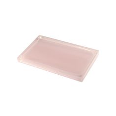 an empty plastic tray on a white background